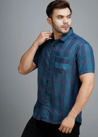 Men Signature Cotton Casual Shirt - Style 5