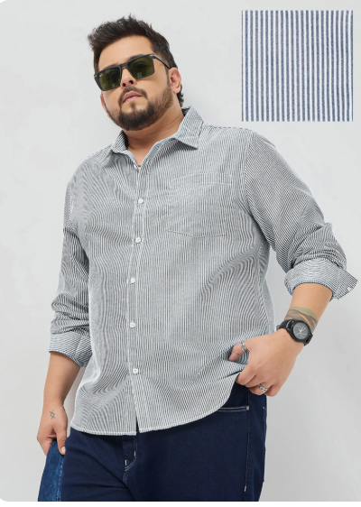 Men Urban Cotton Casual Shirt - Style 4