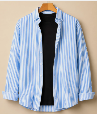 Men Signature Cotton Casual Shirt - Style 4