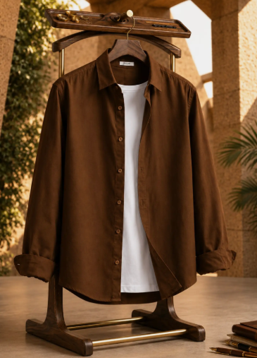 Men Active Cotton Casual Shirt - Style 4