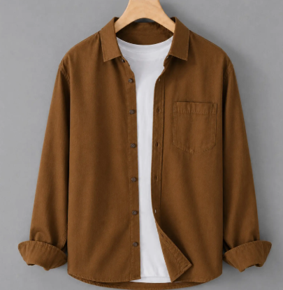 Men Active Cotton Casual Shirt - Style 2