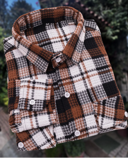 Men Classic Cotton Casual Shirt - Style 2