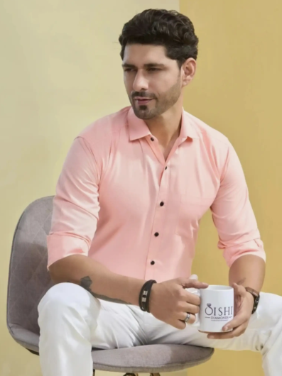 Men Urban Slim Fit Formal Shirt - Style 10