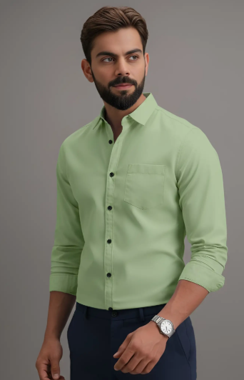 Men Urban Slim Fit Formal Shirt - Style 8