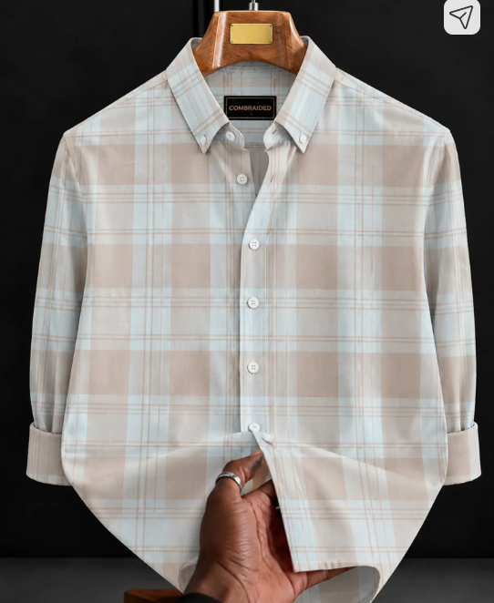 Men Signature Slim Fit Formal Shirt - Style 9
