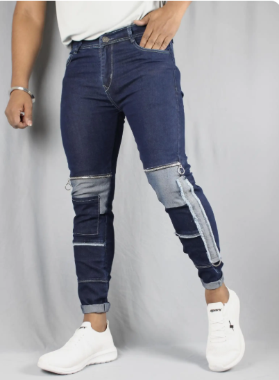 Men Active Slim Fit Denim Jeans - Style 7