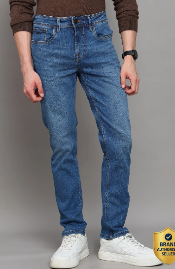Men Active Slim Fit Denim Jeans - Style 5