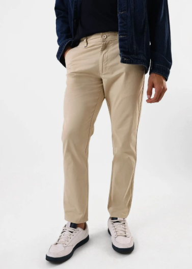 Men Classic Slim Fit Chino Trousers - Style 6