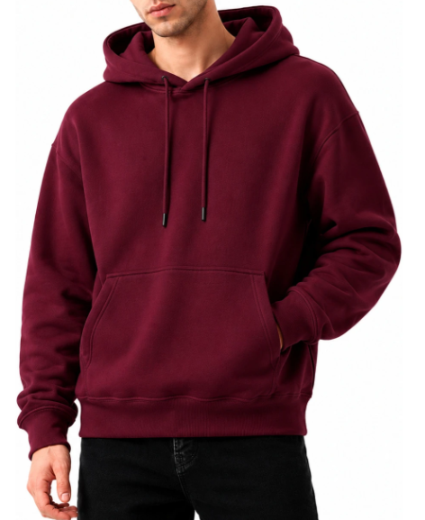 Men Heritage Fleece Pullover Hoodie - Style 4