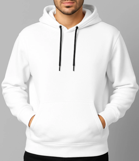 Men Essential Fleece Pullover Hoodie - Style 2