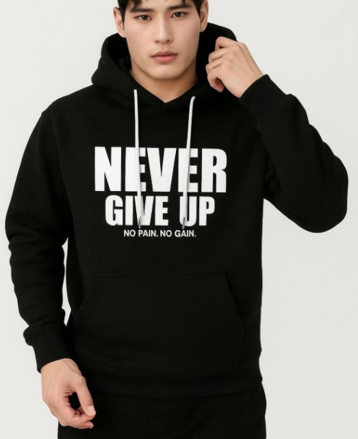 Men Modern Fleece Pullover Hoodie