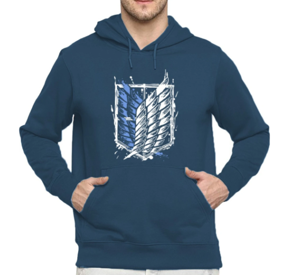 Men Essential Fleece Pullover Hoodie