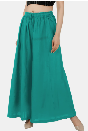 W Polyester Palazzo Trousers - Style 6