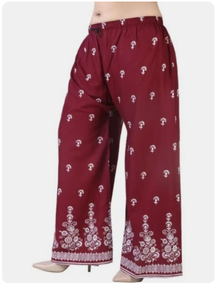 Women Rayon Printed Palazzo