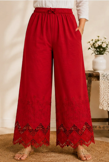 Women Wide Leg Trousers Style Palazzo