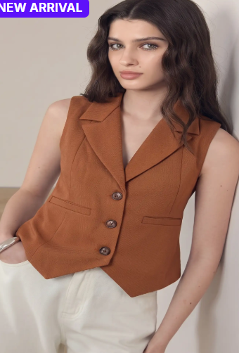 Crop Waistcoat - Style 8