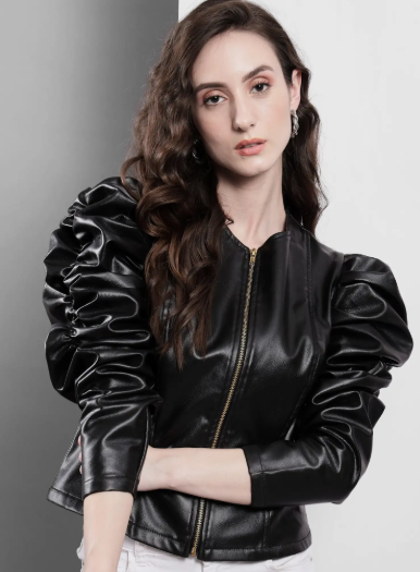 Fort Collins Faux Leather Jacket - Style 7